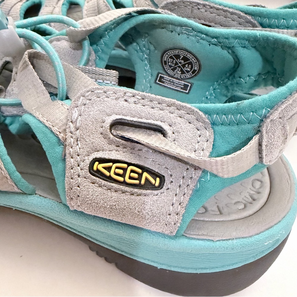 Keen aqua grey water sandals sz 7 - Picture 3 of 10